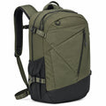 Zaino 50 x 32 x 20 cm in poliestere verde oliva con scomparti multipli